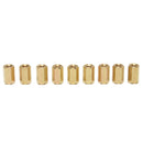 50pcs M3 Brass Female Threaded Hex Standoffs Spacer Nut 4/6/8/10/12mm