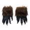 1 Pair Wolf Gloves Halloween Mask Animal Set Werewolf Masquerade