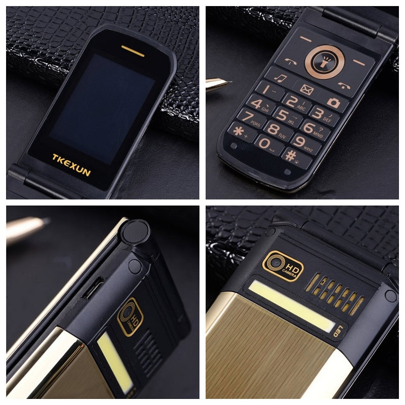 TKEXUN G9000 2.4 inch 3800mAh Touch Screen Magic Voice Speed Dial Vibration Dual SIM Card Feature Phone