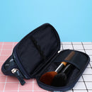 Oxford Large Capacity Double Layer Cosmetic Organizer Print Travel Portable Cosmetic Bag