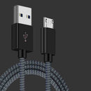 Bakeey 2.4A Micro USB Nylon Braided Fast Charging Data Cable For Xiaomi HUAWEI OPPO Android Phone