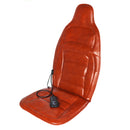 DC 12V Car Household Heated Full Body Massage Seat Cushion Back Lumbar Pain Relief Vibration Massager AC 110V-240V