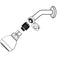 Water Flow Regulator on Handheld Shower Heads Adjustable Showering Water Bath Accessories