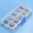 Suleve M2CH1 M2 Carbon Steel Allen Bolt 3-20mm Hex Socket Cap Screw Metric Assortment Kit 200Pcs