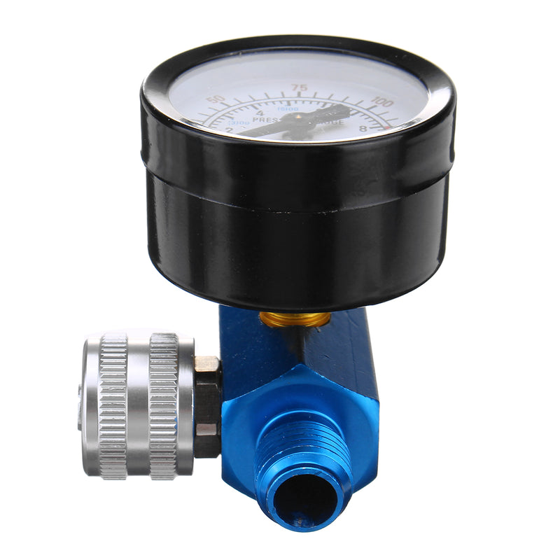 1/4 Inch 150PSI Mini Air Auto Pressure Regulator Valve Tool Tail Pressure Gauge Sprayer
