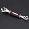 Tiger Wrench 48 in 1 Tools Socket Works with Spline Bolts Torx 360 Degree 6-Point Universial Furniture Car Repair