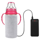 USB Baby Feeding Milk Bottle Warmer Heating Insulation Cover Outdoor Portable
