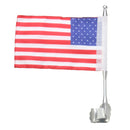 Motorcycle Hot Luggage Rack Vertical Flag Pole For Honda GoldWing GL1800 01-11