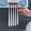 Multifunction Toothbrush Holder Automatic Toothpaste Dispenser Hair Dryer Racks