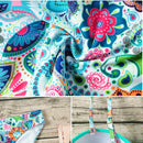 Original Sexy Abstract Figure Print Dome Nylon Swimsuit Swimwear Bikini Sets