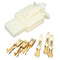 5sets 2.8mm 3 Way Motorcycle Electrical Male Female Connector Terminal Housing