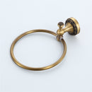 Antique Brass Carved Bathroom Accessories Set Bath Hardware Towel Bar Holder