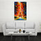 Miico Hand Painted Oil Paintings Eiffel Tower Scenery Wall Art For Home Decoration