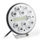 5 inch 80W 9V-32V 12V 25 LED Work Light Spot Round Motorcycle Driving Fog Lamp Offroad ATV 4WD