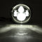 7'' 75W 6000K DRL Amber Halo Angle Eyes Projector LED Round Headlights Hi/Lo Beam Turn signal Light For Harley/Yamaha/Jeep