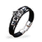 Trendy Leather Punk Skull Head Chain Vintage Men Bracelet Jewelry for Men