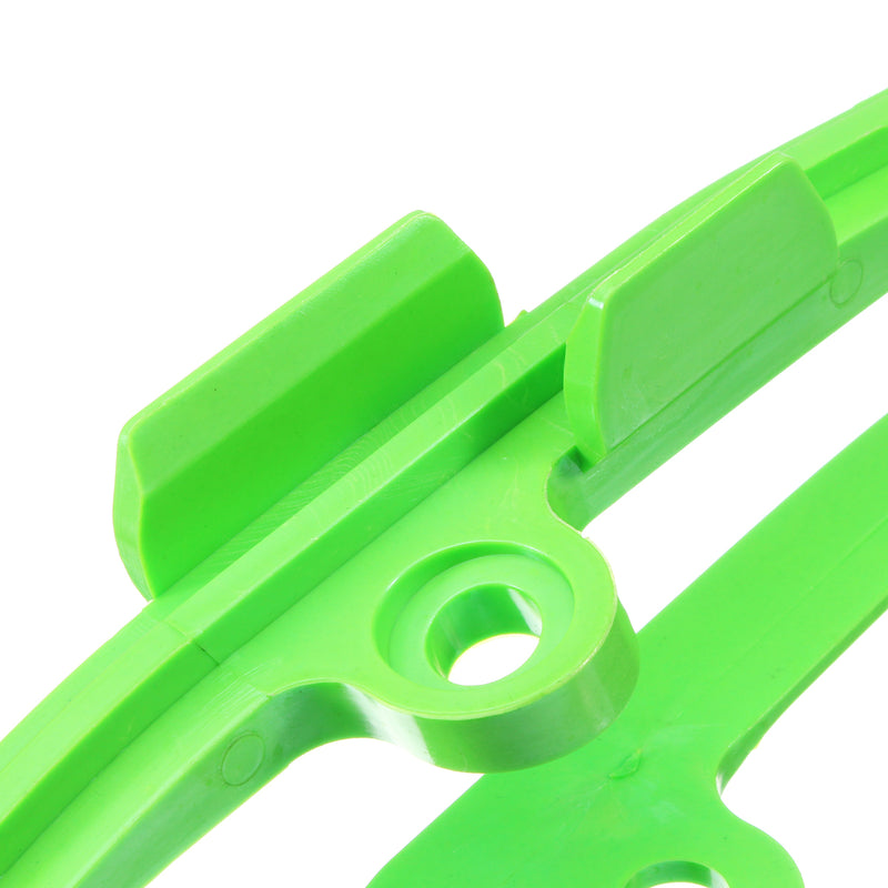 Green Chain Slider With Lower Roller For Kawasaki KX250F 06-16 KX450F 06-15