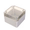 Plastic Waterproof Electronic Project Box Clear Enclosure Cover Electronic Project Case 120*120*90mm