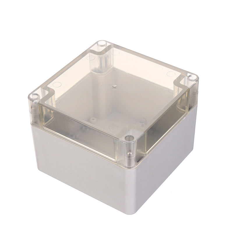 Plastic Waterproof Electronic Project Box Clear Enclosure Cover Electronic Project Case 120*120*90mm