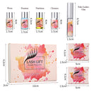 Lucky Fine 7Pcs/ Set Eyelashes Curler Perm Kit Eyelash Lotion Perm Curler Kit Eye Lashes Lift Liquid Makeup Set