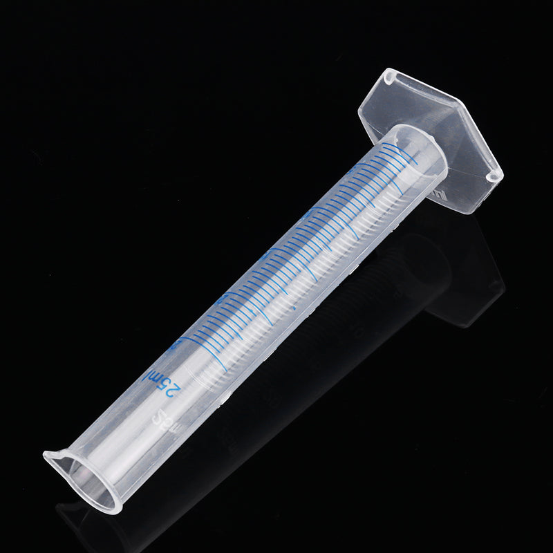 5Pcs 10/ 25/ 50/ 100/ 250mL Plastic Measuring Cylinder Beaker Tube Flask Cups Laboratory Scale