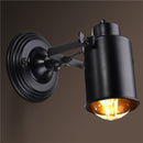 E27 Nordic Retro Wall Lamp Spotlight  Fixture Adjustable for Bedroom Bar Balcony Entrance 110-220V