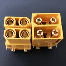 Amass XT90PW 4.5mm Gold-Plated Banana Plug Connector Male & Female 1 Pair