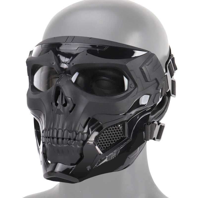 Wosport Skull Tactical Airsoft Mask Paintball CS Military Protective Full Face For Fast Helmet