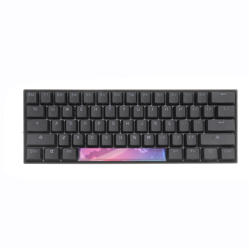 Five-sided Dyesub PBT Pagoda Plum The Sky Clouds Bar 6.25u Novelty Keycap for  Anne Pro 2