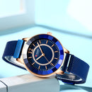 CURREN 9066 Rhinestone Fashionable Women Wrist Watch Luminous Display Quartz Watch