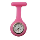 Colorful Silicone Doctor Fob Watch Pocket Nurse Watches with Clasp