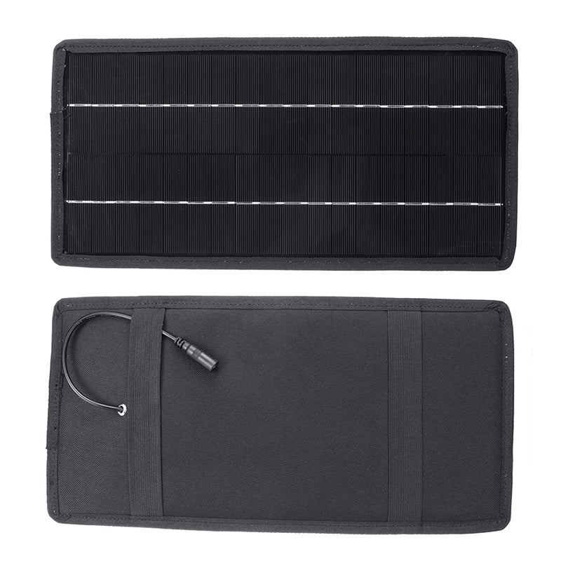 12W 18V 12V Solar Panel Charger Car Battery Mobile Phone Charger Monocrystalline Silicon Solar Panel