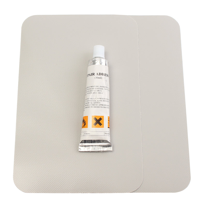 2Pcs 20x12cm PVC Inflatable Boat Toy Patch With Glue Repair Kit Material Waterproof