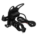 Universal USB Charge Anti-slip Motorcycle Handlebar Holder Stand for iPhone Xiaomi Mobile Phone