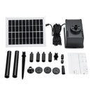 180L/H Solar Fountain Pump Kit Free Standing 2W Solar Panel Submersible Water Pump Pond Fish Tank Bird Bath