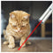 KCASA Pet Cat Toys 3in1 USB Rechargeable LED Flashlight Tease Cat Stick Check Pen Pet Toys Supplies