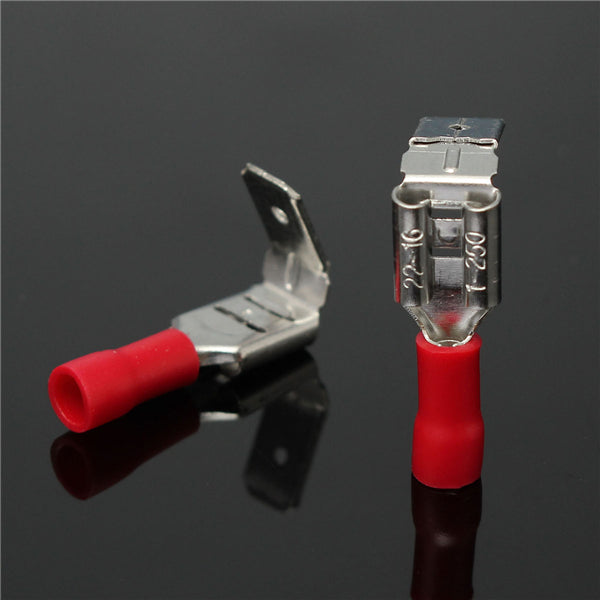 20pcs PVC Insulated Electrical Wire Terminals Crimp Connector Red/Bule/Yellow