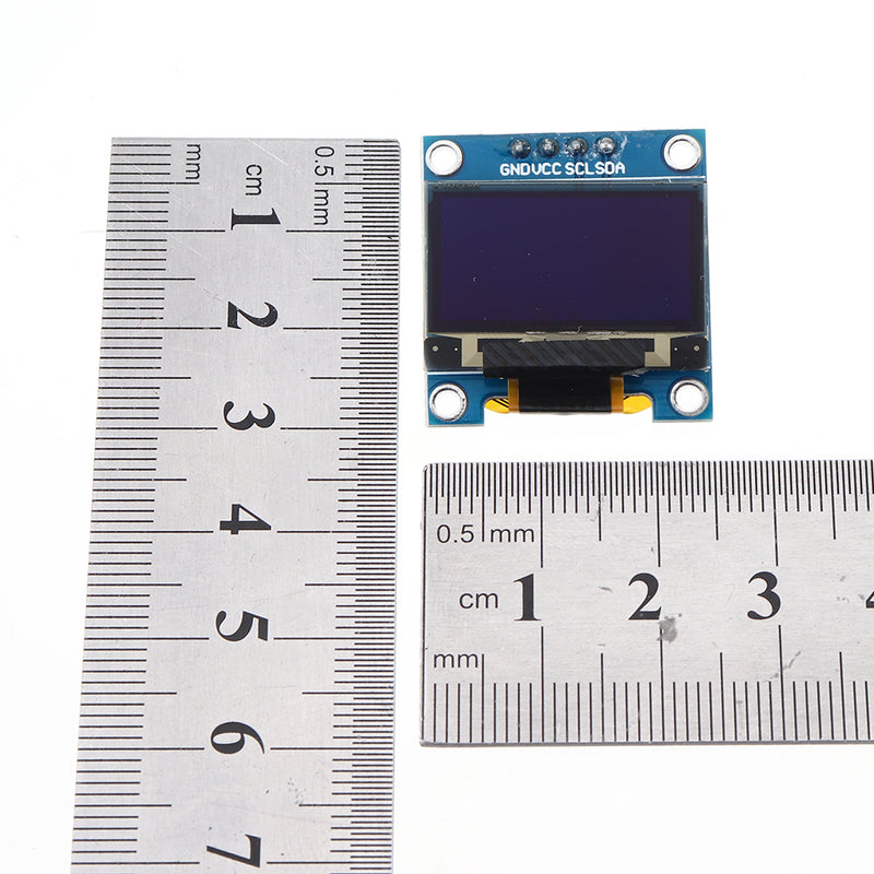 5pcs White 0.96 Inch OLED I2C IIC Communication Display 128*64 LCD Module For  Free Routine