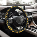 Neoprene Sunflower Steering Wheel Covers Universal For Car 36-41cm