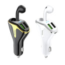 HOCO 18W QC3.0 Dual USB Fast Charging Wireless Headset Car Charger For iPhone XS XR 11 Pro Huawei P30 Pro Mate 30 Xiaomi Mi9 9Pro S10+ Note 10