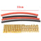 20Pcs 2mm Gold Banana Connector Plug With Heat Shrinkable Tube For Motor