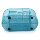 Honana HN-B26 Mesh Desk Organizer Oval Desktop Storage Box Pencil Stationary Holder