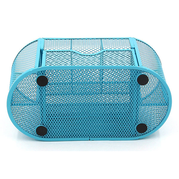 Honana HN-B26 Mesh Desk Organizer Oval Desktop Storage Box Pencil Stationary Holder