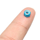 Suleve M3AN1 10Pcs M3 Nut Self-locking Nylon Lock Hex Nut Aluminum Alloy Multicolor