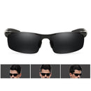 AUGIENB Aluminum Magne-sium Polarized Sunglasses Men Women Sports Cycling Driving Biking Eyewares Glasses