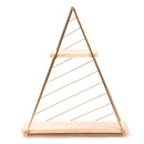 Retro Wall Mounted Hanging Iron Frame Bracket Wooden Industrial Style Storage Shelf Rack