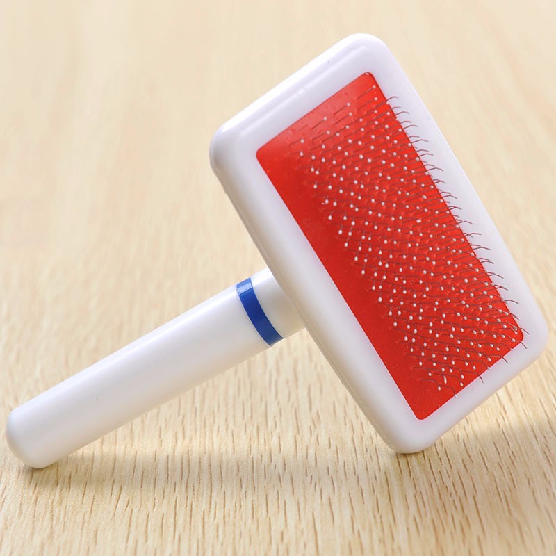 Dog Brush Pet Dog Comb Long Hair Brush Plastic Handle Puppy Cat Dog Bath Brush Multifunction Comb