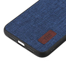 Bakeey Luxury Fabric Splice Soft Silicone Edge Shockproof Protective Case For Xiaomi Mi8 Pro / Xiaomi Mi8 Explorer Edition