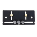 Aluminum Alloy Adjustable Metric Cabinet Hardware Jig 4mm Cabinet Door Knob Handle Install Drill Guide Template Jig