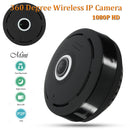 Mini 360 Degree Wireless IP Camera 1080P HD Panoramic Two Way Audio Wifi